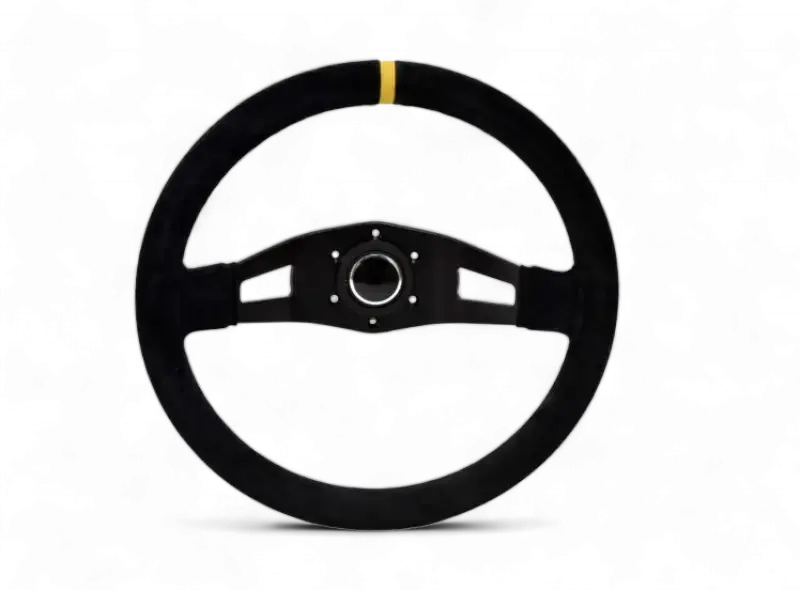 Ltec - 2 SPOKE 350MM SUEDE 90MM DEEP - Steering wheel - Steering Wheel