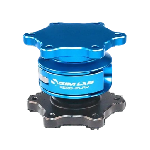 Sim-Lab Xero play quick release + 70 mm wheel side kit blue