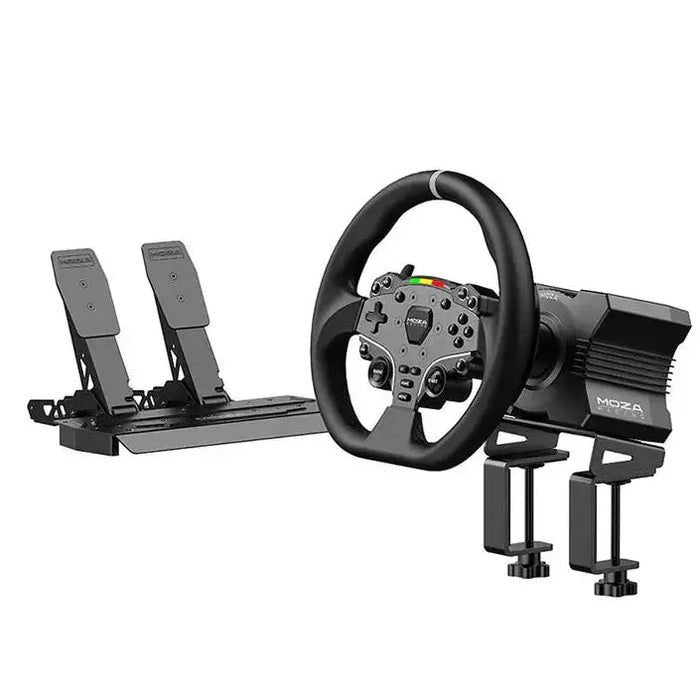 MOZA Racing R5 Direct Drive Simulator-bundel met wielbasis, stuurwiel en pedalen