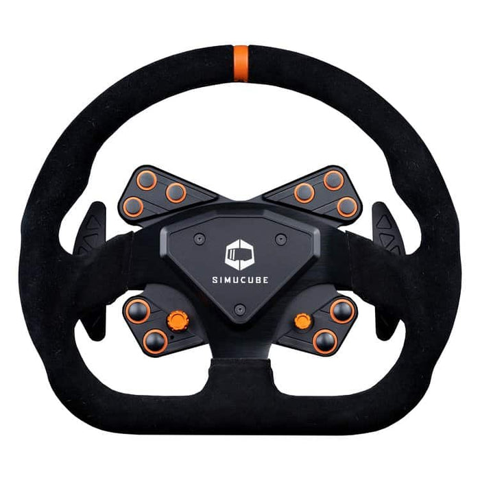 SIMUCUBE TAHKO GT-21 BLACK WIRELESS WHEEL - front view