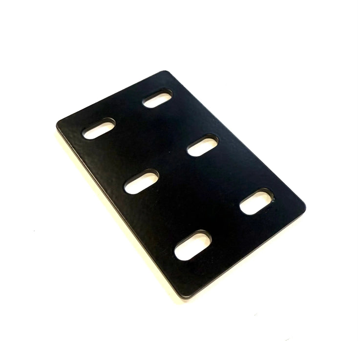 SimXPro 2x Aansluitplaat - 80x120 Zwart