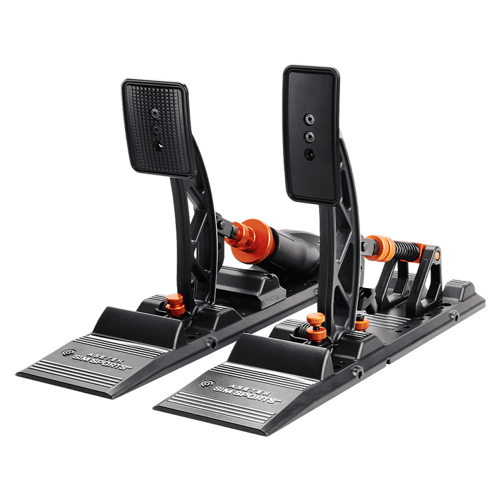 ASETEK FORTE S SERIES THROTTLE AND BRAKE PEDALS - front view