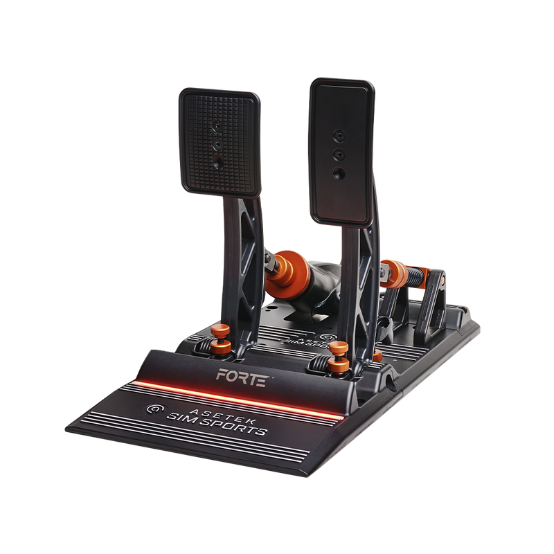 Asetek Simsports Forte™ Sim Racing Pedals Brake and Throttle