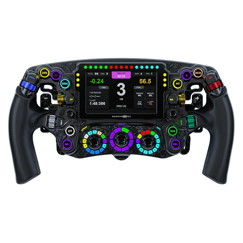 Bavarian Sim Tec OmegaPRO V2 Formula Steering Wheel Bavarian Sim Tec Bavarian Sim Tec Steering Wheel  Sim Race Webshop B.V.