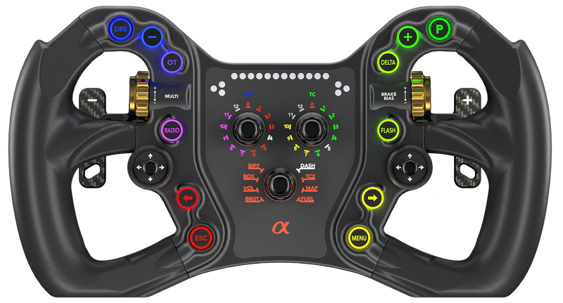 Bavarian Sim Tec ALPHA Sim Steering Wheel Bavarian Sim Tec Bavarian Sim Tec Steering Wheel  Sim Race Webshop B.V.
