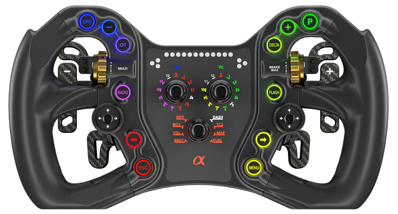 Bavarian Sim Tec ALPHA Sim Steering Wheel Bavarian Sim Tec Bavarian Sim Tec Steering Wheel  Sim Race Webshop B.V.