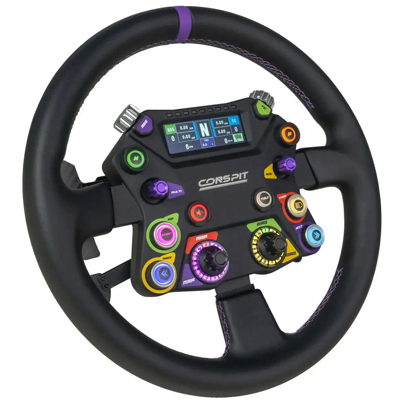 Conspit 310 Apex Wheel ARGB 2 99 Display Dual Paddles 310 Mm conspit-310-apex-wheel-argb-2-99-display-dual-paddles-310-mm