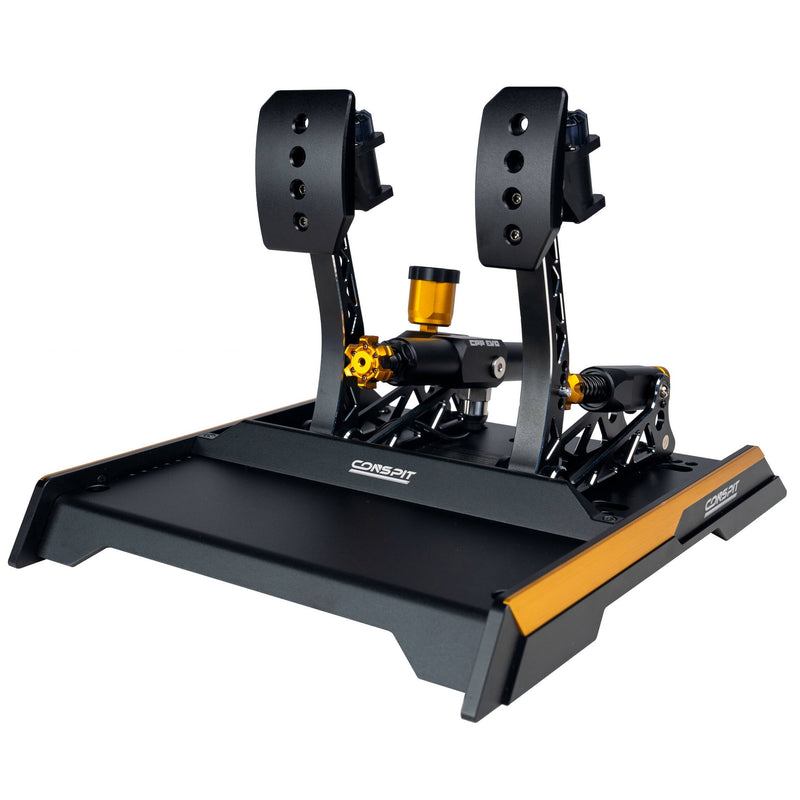 CONSPIT CPP EVO 2 V2 Hydraulic Pedal Set (2-Pedal) – Black Conspit Conspit Sim Pedals  Sim Race Webshop B.V.