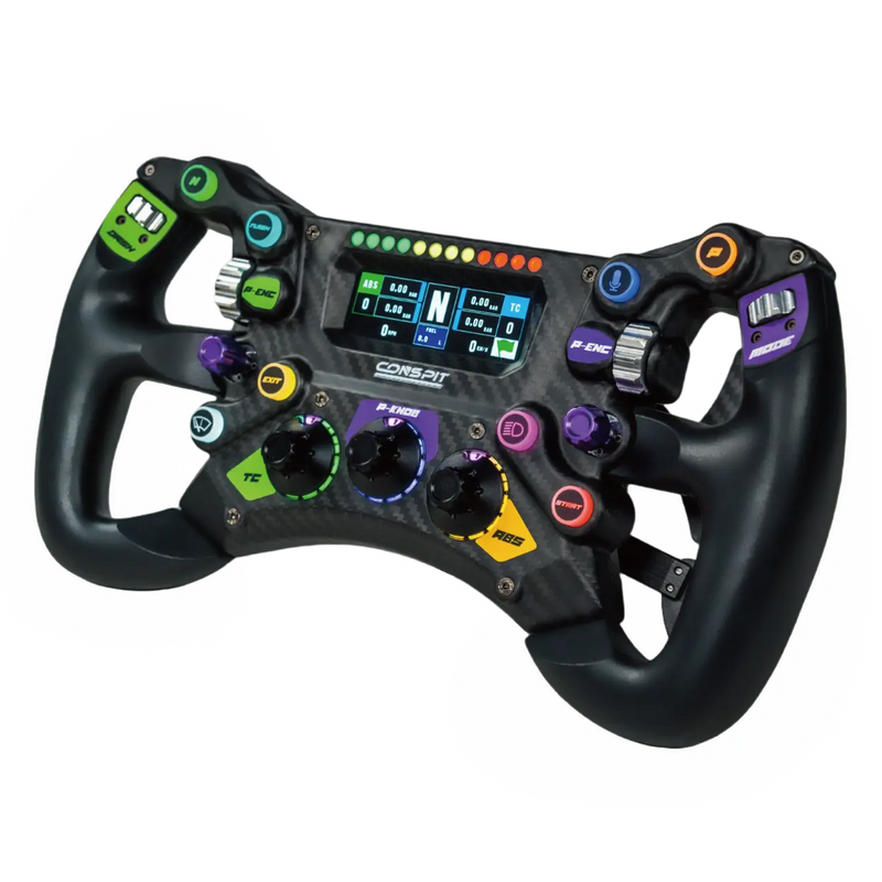 Conspit 300GT Wheel – Black Conspit Conspit Steering Wheel  Sim Race Webshop B.V.