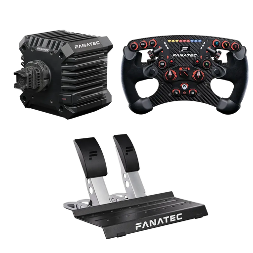 Fanatec CSL DD QR2 (5 Nm) + Formula V2.5 X Wheel + CSL 2-Pedal Set (Xbox Series X|S, Xbox One, PC) Fanatec / Corsair Fanatec / Corsair Wheel base + Wheel + Pedal Bundle  Sim Race Webshop B.V.