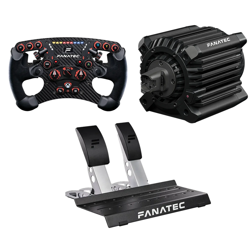 Fanatec ClubSport DD (12 Nm) + Formula V2.5 X Wheel + CSL 2-Pedal Set (Xbox Series X|S, Xbox One, PC) Fanatec / Corsair Fanatec / Corsair Wheel base + Wheel + Pedal Bundle  Sim Race Webshop B.V.