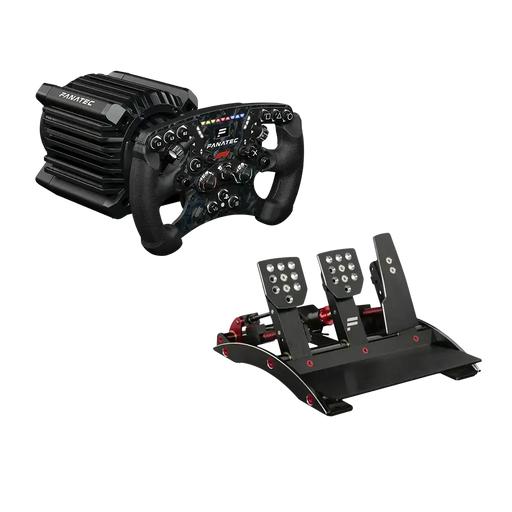 Fanatec ClubSport Racing Wheel F1® (PlayStation / PC) + ClubSport Pedals V3 Bundle Fanatec / Corsair Fanatec / Corsair Wheel base + Wheel + Pedal Bundle  Sim Race Webshop B.V.