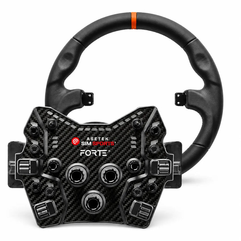Asetek SimSports Forte GT Button Box (Black, Aluminum) Asetek SimSports Asetek SimSports Button Box  Sim Race Webshop B.V.