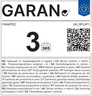 Fanatec ClubSport Wheel Rim Flat 1 - GARAN warranty label