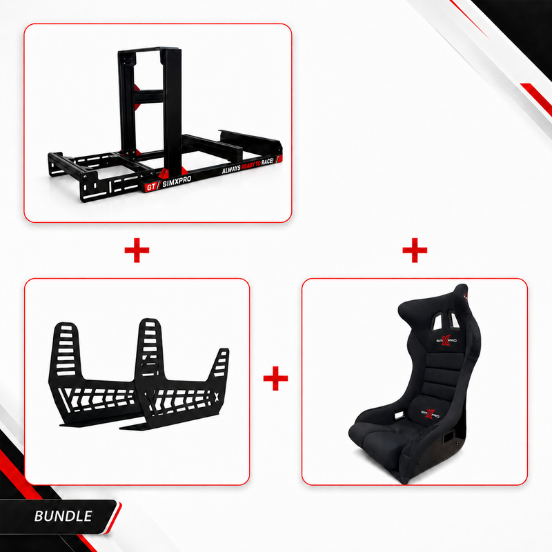 SimXPro GT - Sim Racing Cockpit SimXPro SimXPro Aluminium Frames  Sim Race Webshop B.V.