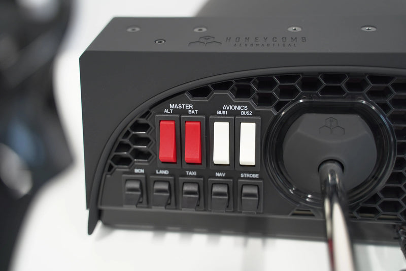 Honeycomb Alpha Flight Controls Yoke + Switch Panel (PC) Honeycomb Honeycomb Flight Yoke  Sim Race Webshop B.V.