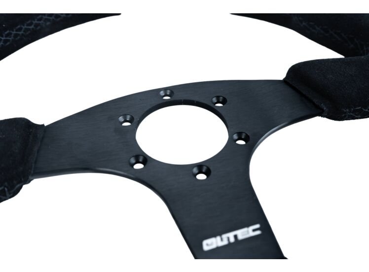 LTEC BAS ECO GT Steering Wheel Suede 320mm – Flat Bottom (0mm Dish) Ltec Ltec Steering Rim  Sim Race Webshop B.V.