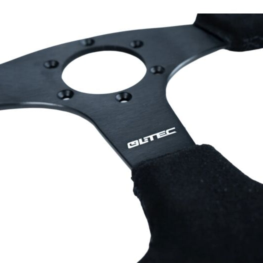 LTEC BAS ECO Steering Wheel Suede 330mm – Flat 3-Spoke Racing Wheel Ltec Ltec Steering Rim  Sim Race Webshop B.V.