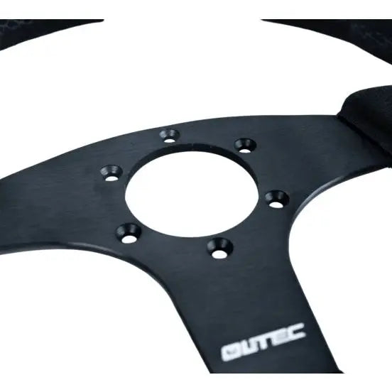 LTEC BAS ECO Volant en daim 330mm - Volant de course à 3 branches plates