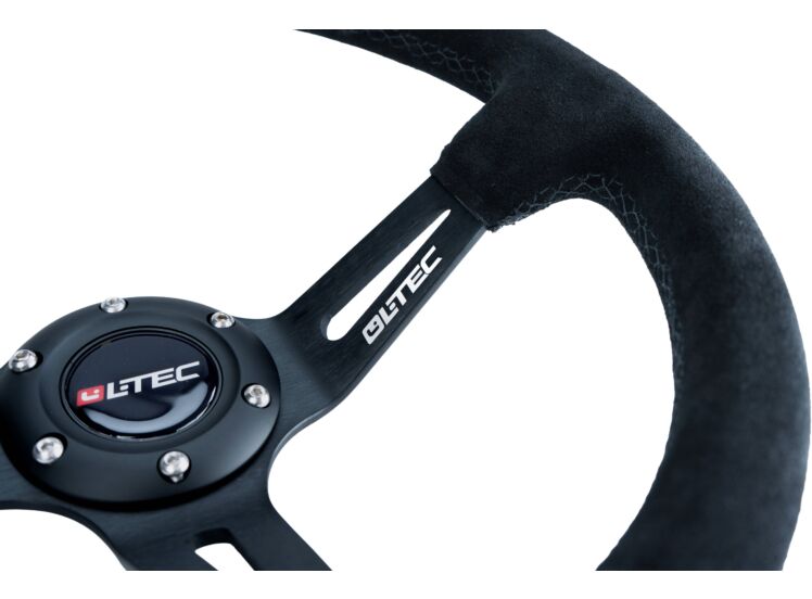 LTEC BAS ECO Steering Wheel Suede 350mm – Deep Dish 90mm Ltec Ltec Steering Rim  Sim Race Webshop B.V.