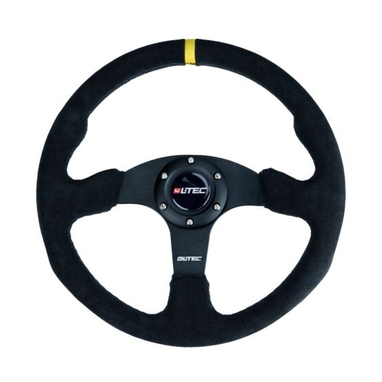 LTEC BAS ECO Steering Wheel Suede 350mm – Flat (0mm Dish) Ltec Ltec Steering Rim  Sim Race Webshop B.V.