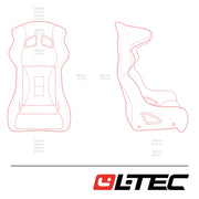LTEC - Hamer Fia seat Ltec Ltec Bucket seat  Sim Race Webshop B.V.