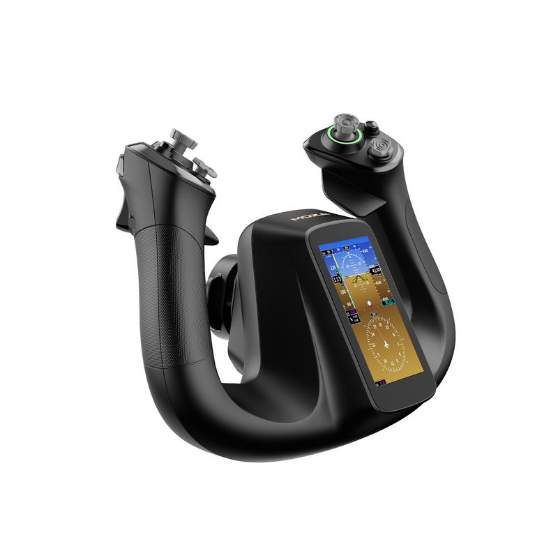 MOZA MFY Pro Yoke left angled view