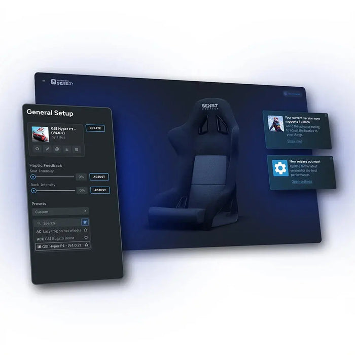 Sensit Haptics - MTC-P Extreme 2 - Seat Haptics Insert