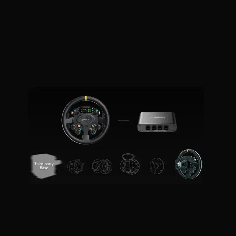 Moza Racing CS Pro Steering Wheel MOZA Racing MOZA Racing Steering Wheel  Sim Race Webshop B.V.