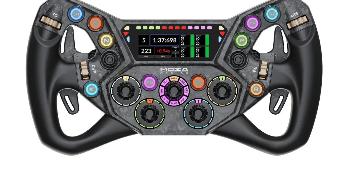 Moza Racing KS PRO Stuur - Sim Race Webshop B.V.