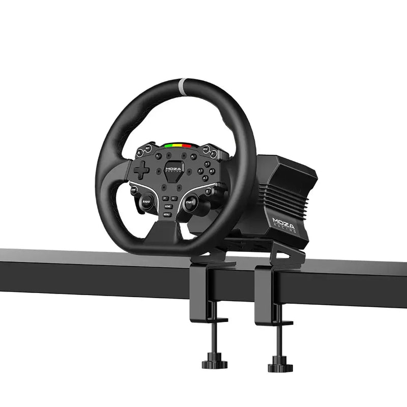 Moza Racing R5 Direct Drive Simulator Bundle MOZA Racing MOZA Racing Wheel base + Wheel + Pedal Bundle  Sim Race Webshop B.V.