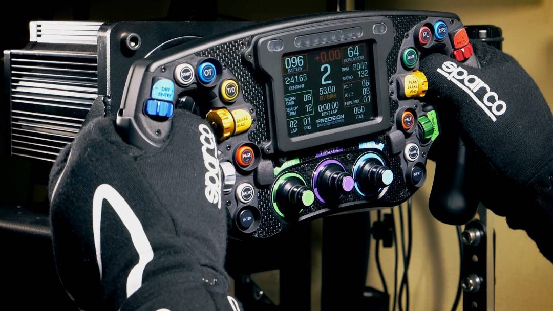 Precision Sim Engineering GPX-stuurwiel (F1-stuuruitbreiding)