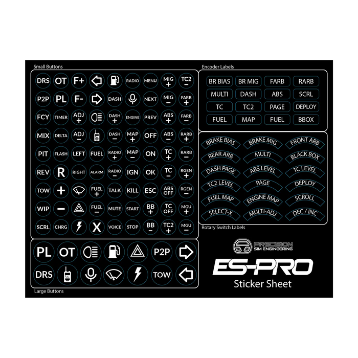 Precision Sim Engineering ES-Pro Steering Wheel Precision Sim Engineering