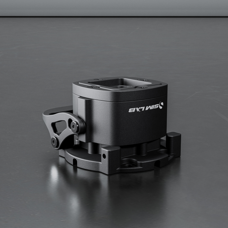 Sim-Lab XERO-PLAY V2 base-side quick release lever detail