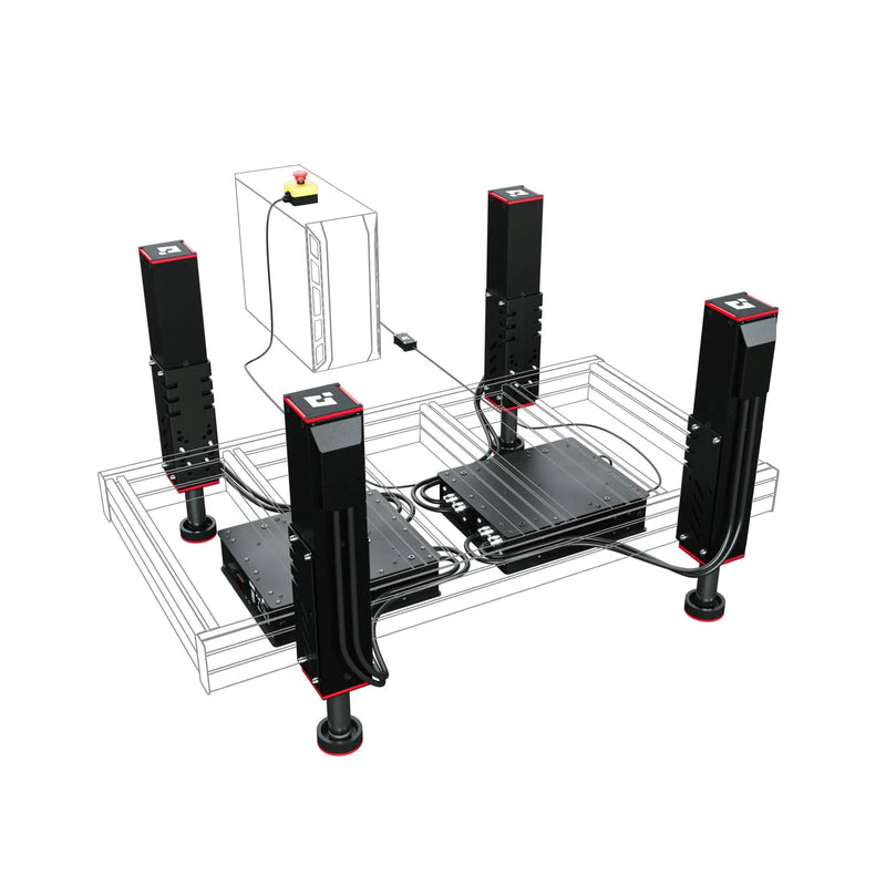 Qubic System - QS-220-PL 3-DOF 4 Axis Motion system Qubic System Qubic System Motion System  Sim Race Webshop B.V.