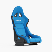 Sim-Lab S1 Sport GT bucket seat Blue angled view