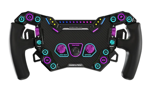 SOELPEC Spectra LT – Formula-Style RGB Sim Racing Wheel Soelpec