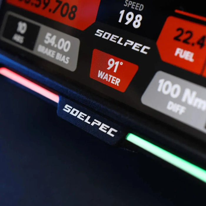 SOELPEC XR-7 Display - Sim Racing Touchscreen mit RGB-Telemetrie (Schwarz)
