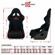 SimXPro GTR Sim Racing Seat SimXPro SimXPro Bucket seat  Sim Race Webshop B.V.