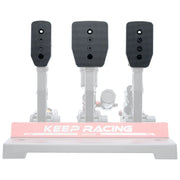 Simagic 3-Pedal Face Set – Flat Aluminum Pedal Plates Simagic Simagic Pedal Plates  Sim Race Webshop B.V.