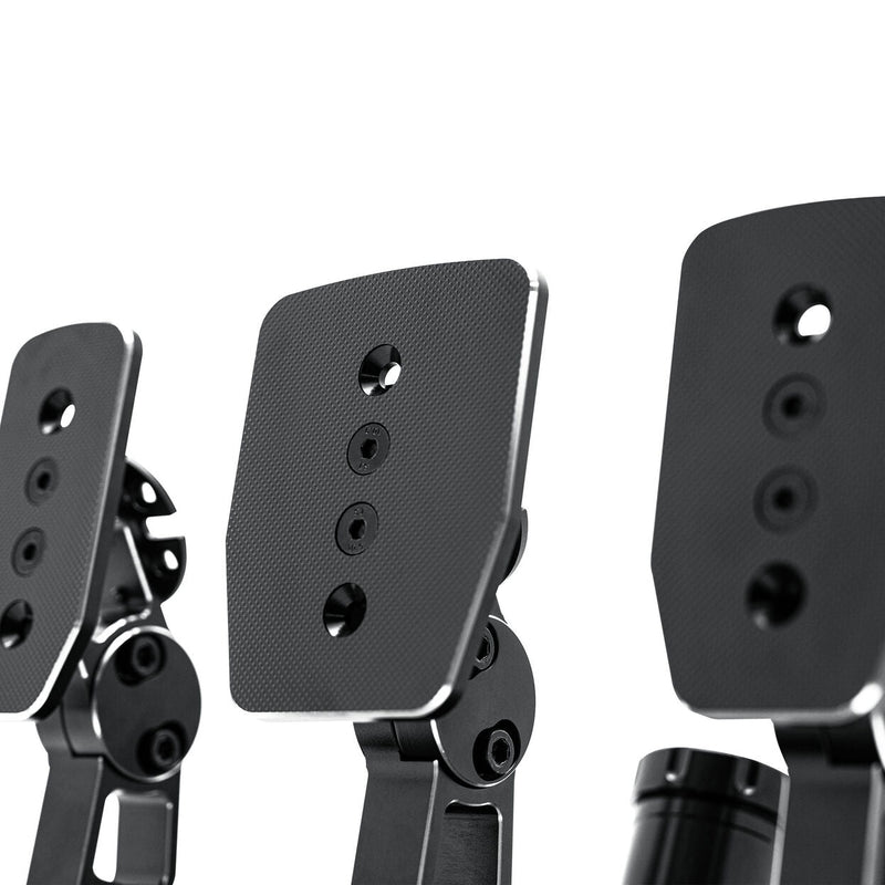 Simagic 3-Pedal Face Set – Flat Aluminum Pedal Plates Simagic Simagic Pedal Plates  Sim Race Webshop B.V.