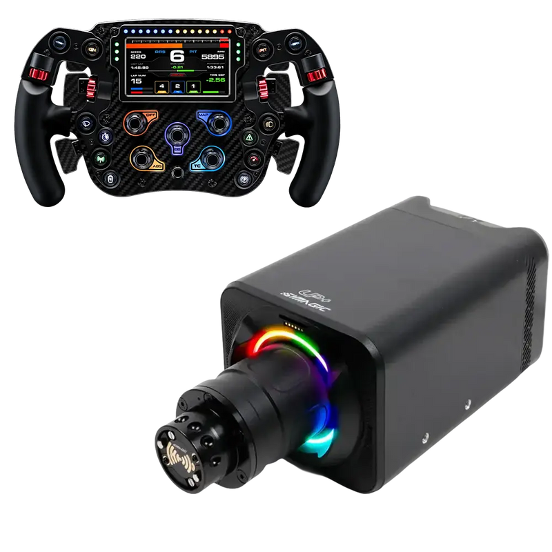 Simagic Alpha EVO Pro (18Nm) + Simagic FX Pro Steering Wheel V2 Bundle Simagic Simagic Wheel base + wheel  Sim Race Webshop B.V.