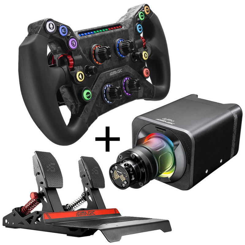 Simagic GT Neo + Alpha EVO Sport 9 Nm + P700-Pedale im Set