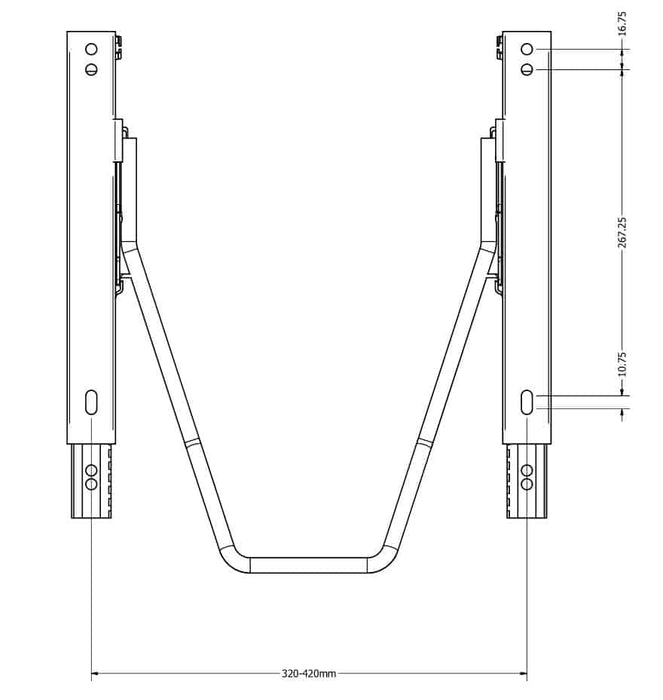 Sparco stoel slider