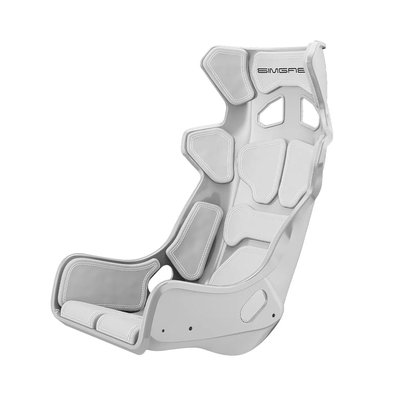 SIMGASM | Atlas Gran Turismo - White | Sim Racing Seat SIMGASM SIMGASM Seat  Sim Race Webshop B.V.