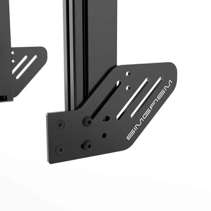 SIMGASM | Apex  Integrated quad monitor stand Vesa 75/200 SIMGASM SIMGASM Monitorstand  Sim Race Webshop B.V.