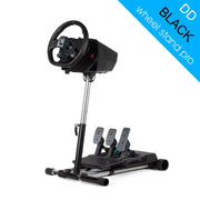Wheel Stand Pro DD for Logitech, Fanatec, Moza Racing R9, R12 - BLACK Wheel Stand Pro Wheel Stand Pro Wheel Stand  Sim Race Webshop B.V.