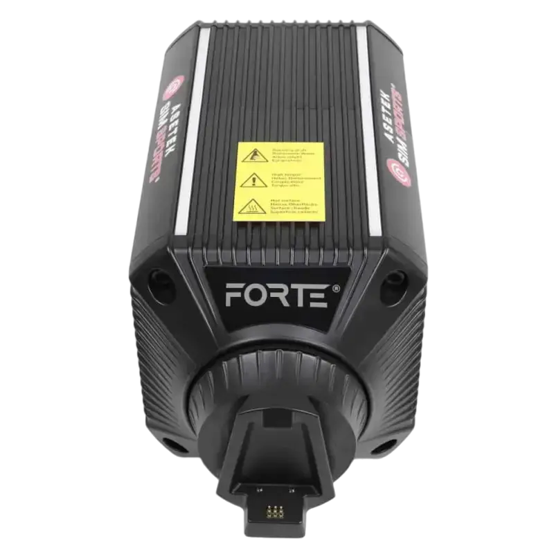 Asetek SimSports® Forte™ 18Nm & Forte Pedals S-Series Bundle Asetek SimSports Asetek SimSports Wheel base + Wheel + Pedal Bundle  Sim Race Webshop B.V.