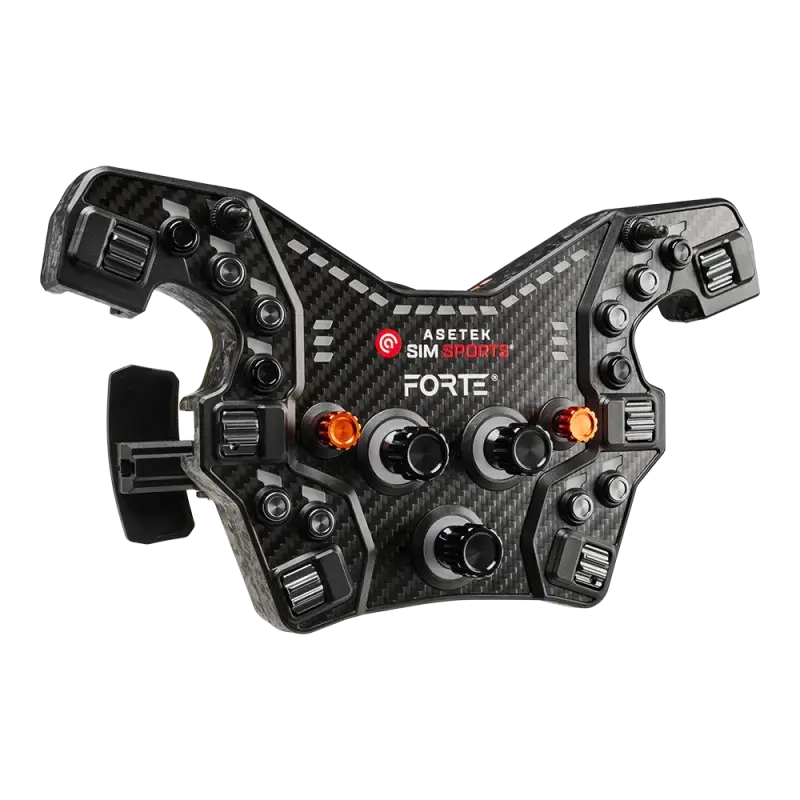 Asetek SimSports - Forte Formula Button Box (Black Aluminum) - Button Box