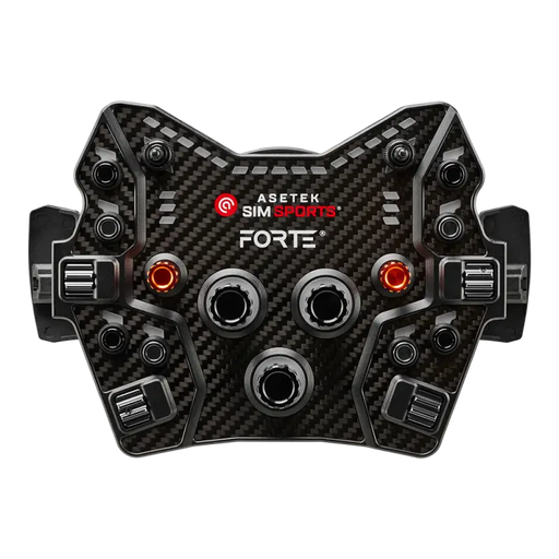 Asetek SimSports Forte GT Button Box (Black Aluminum) - Button Box